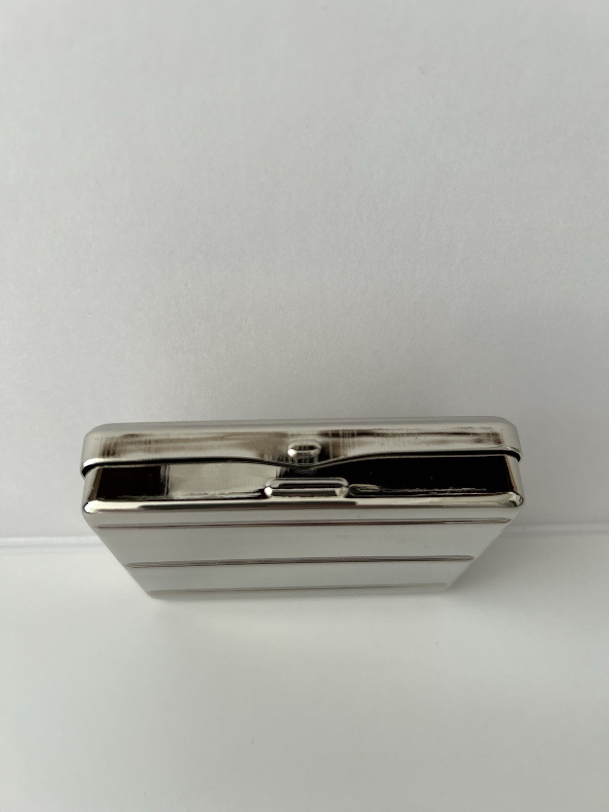 Automatic Tobacco Rolling Machine Tin Box SILVER COLOR (Chrome) NEW