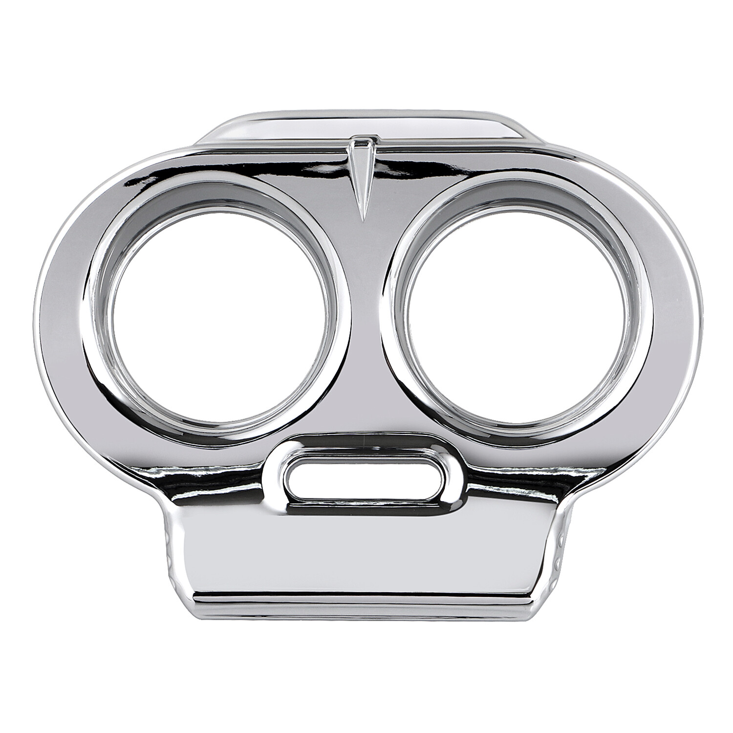 Chrome Gauge Cover Nacelle Housing Fairing Fit For Harley Road Glide Ultra FLTRU