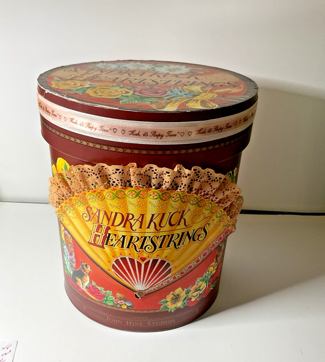 Sandra Kuck Heartstrings- Box / Container Only for "Hush, It's Sleepy Time"