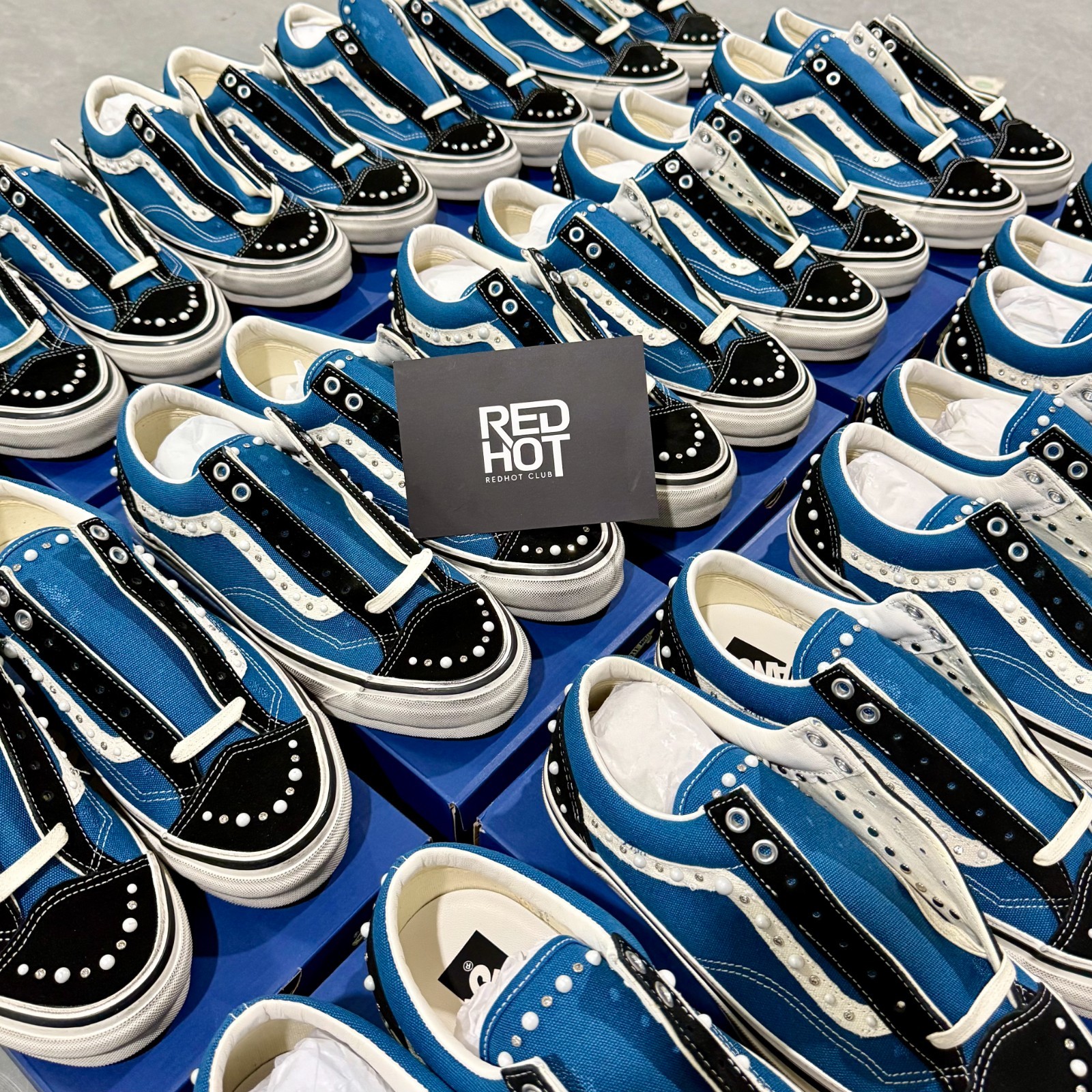 Vans Old Skool 36 LX Pearlized Pack-Black Navy VN000E8VYA6 Ship Now