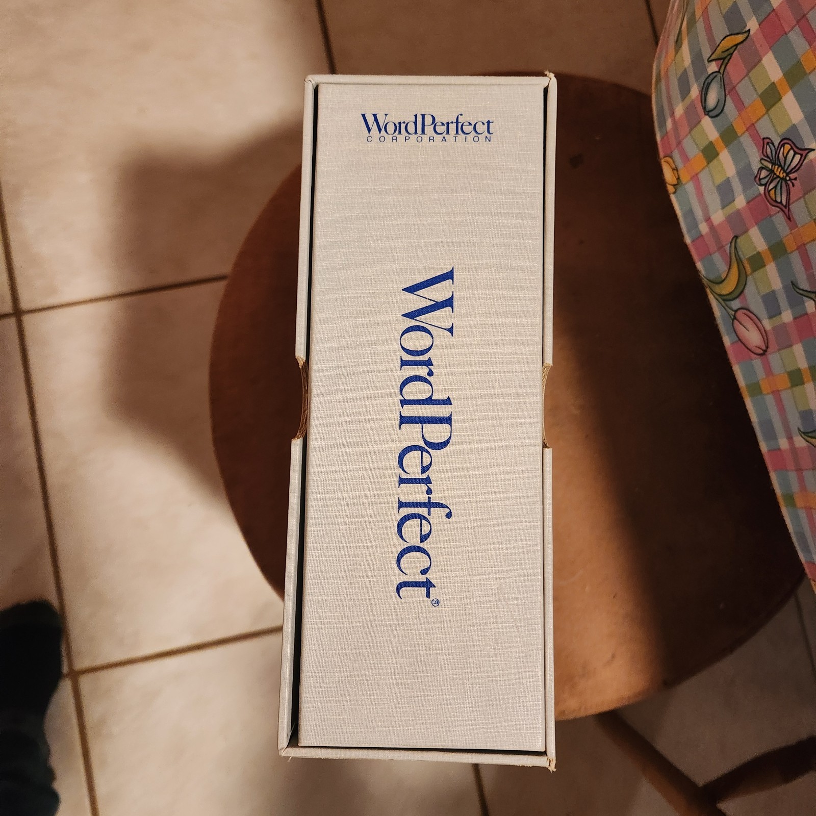 WordPerfect  5.1 Manual 3-Ring Binder 1990 Box Slip Case IBM PC