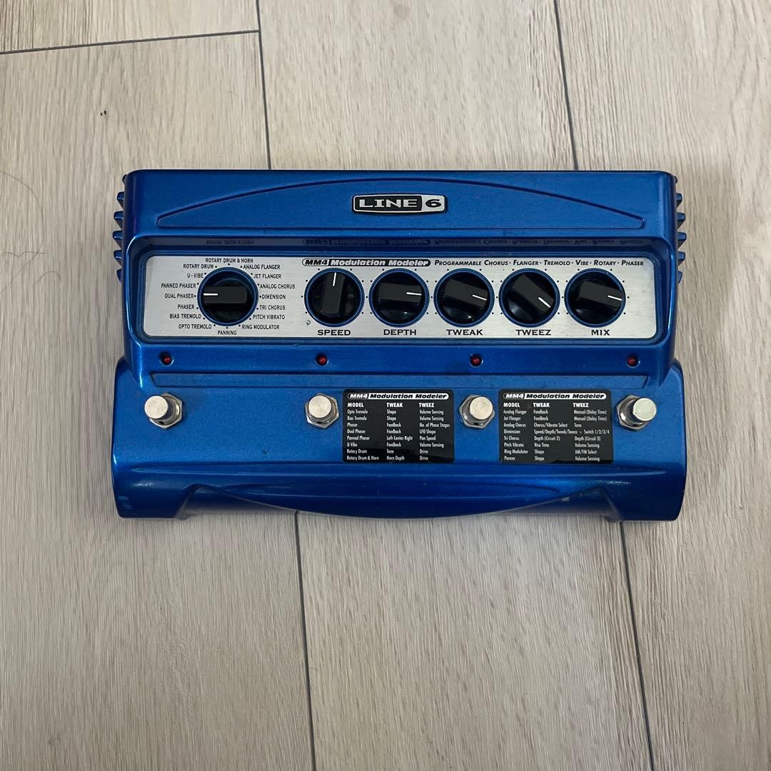 LINE 6 Programmable Chorus Effect Pedal Blue Used