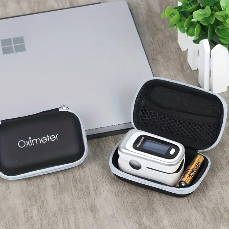 Waterproof EVA Oximeter Case Zipper Hard Shell