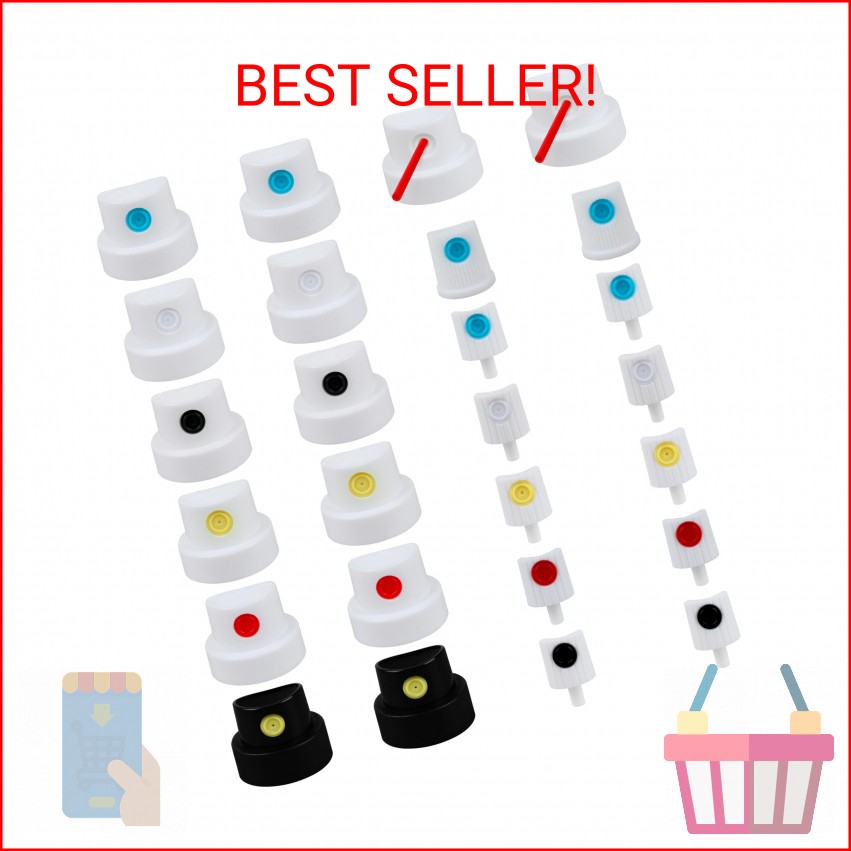 AOQIVIS Universal Spray Paint Caps for Female Cans - Spray Can Nozzle - Adapter