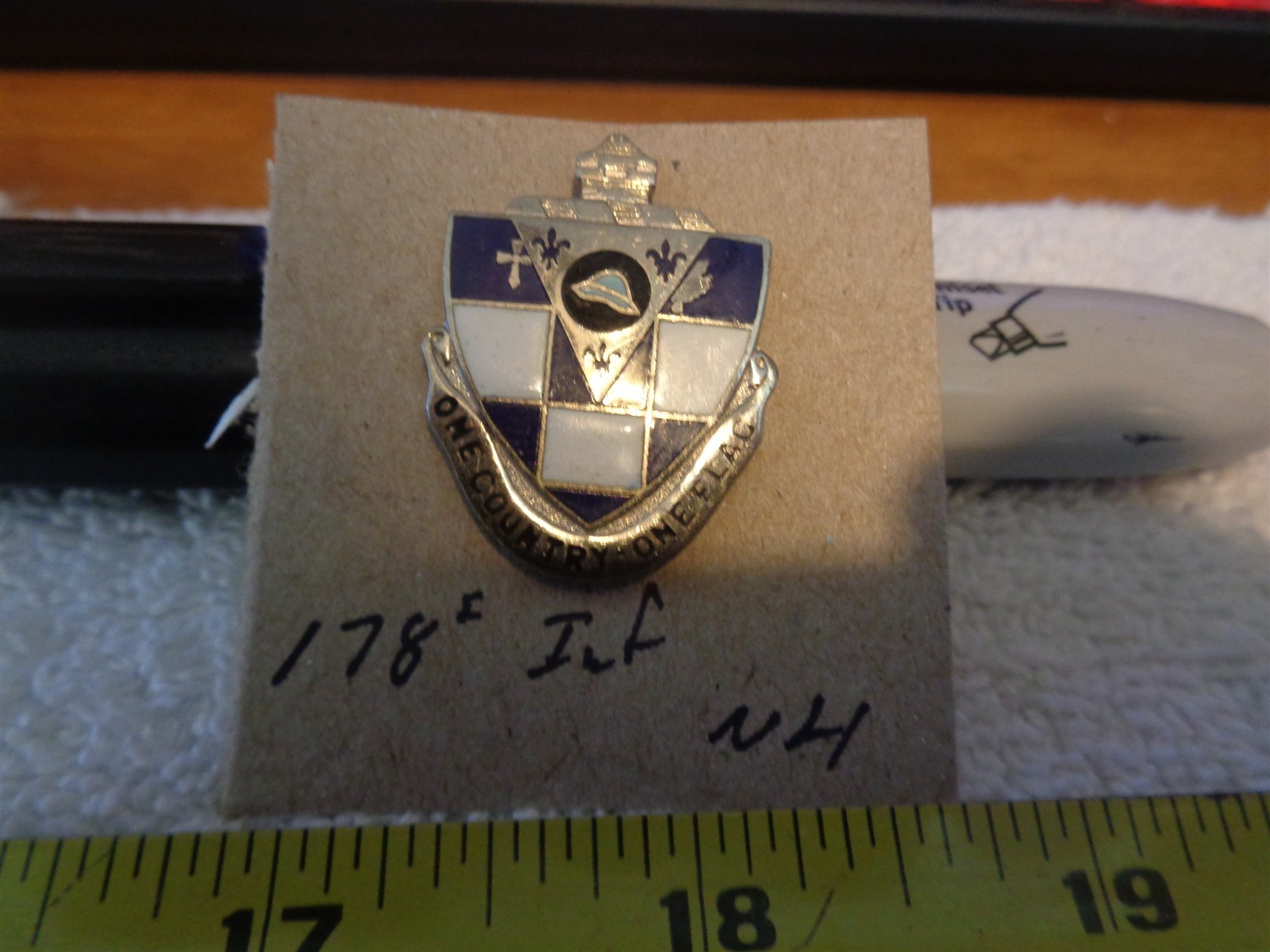 178th Infantry NH Unit Crest, DI, DUI (DRAW#S7)