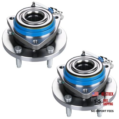 2 Pack Front Wheel Bearing and Hub Assembly Replace 513121 513121x2 Standard
