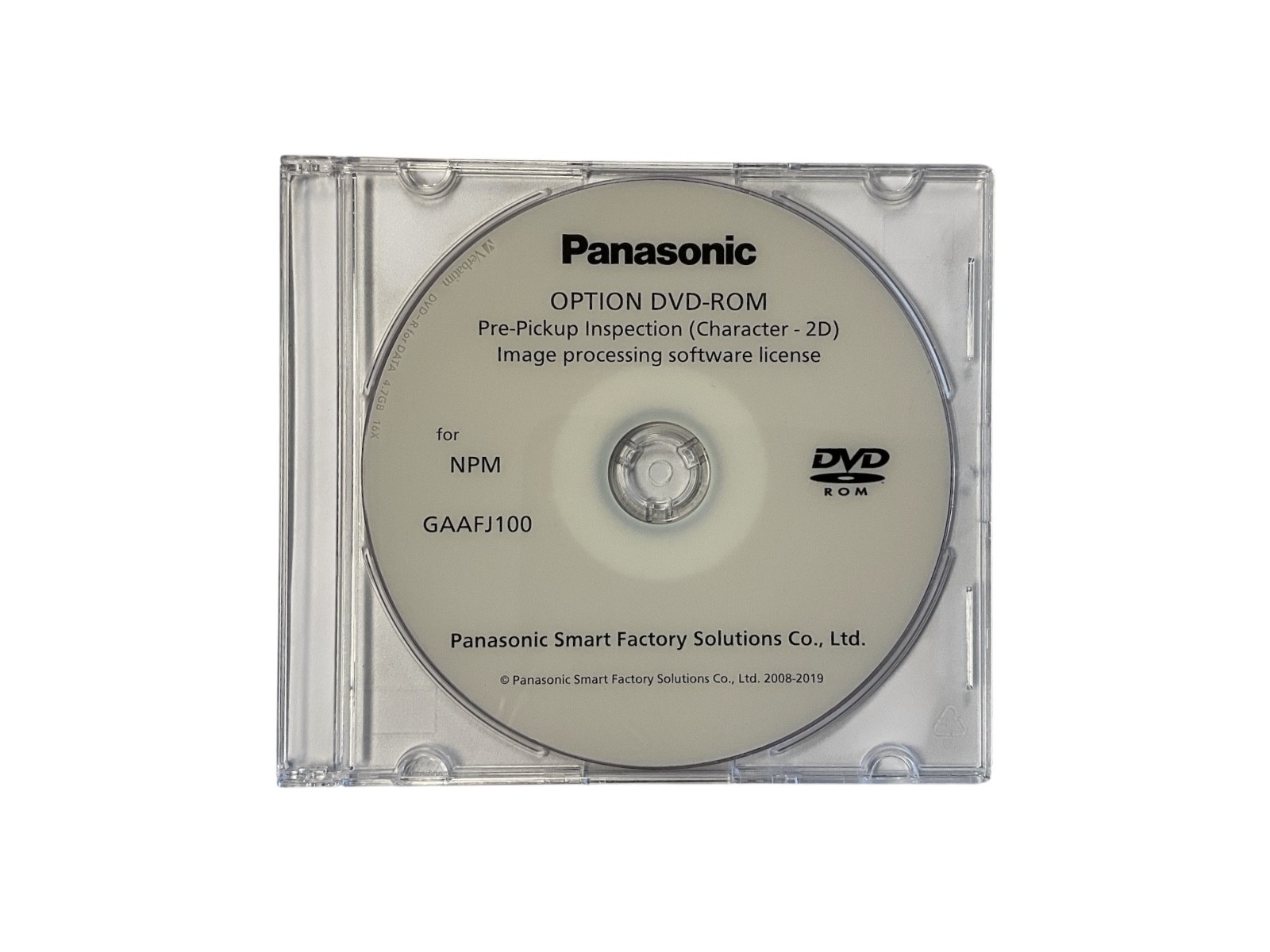 Panasonic NPM Pre-Pickup Inspection Character-2D DVD+USB License Dongle GAAFJ100