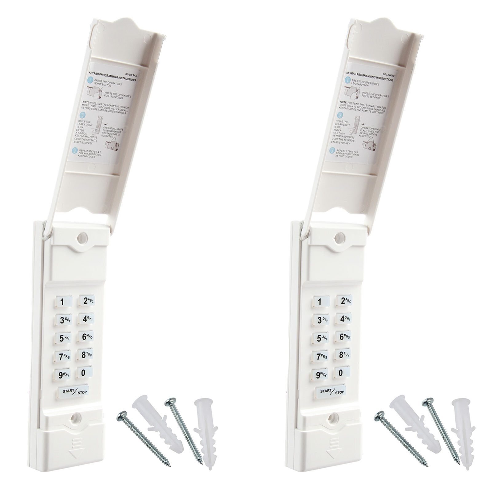 2 For Linear Model MDTK Keypad Transmitter Megacode Garage Door Wireless Pad