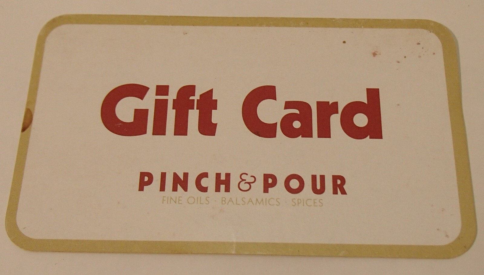 Pinch & Pour Fine Oils Balsamics Spices Store Gift Card $25 Fargo ND