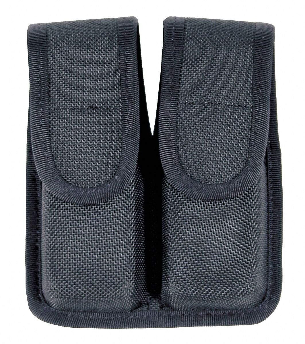 BLACKHAWK Molded Black Cordura Double Mag Pouch - Single Row