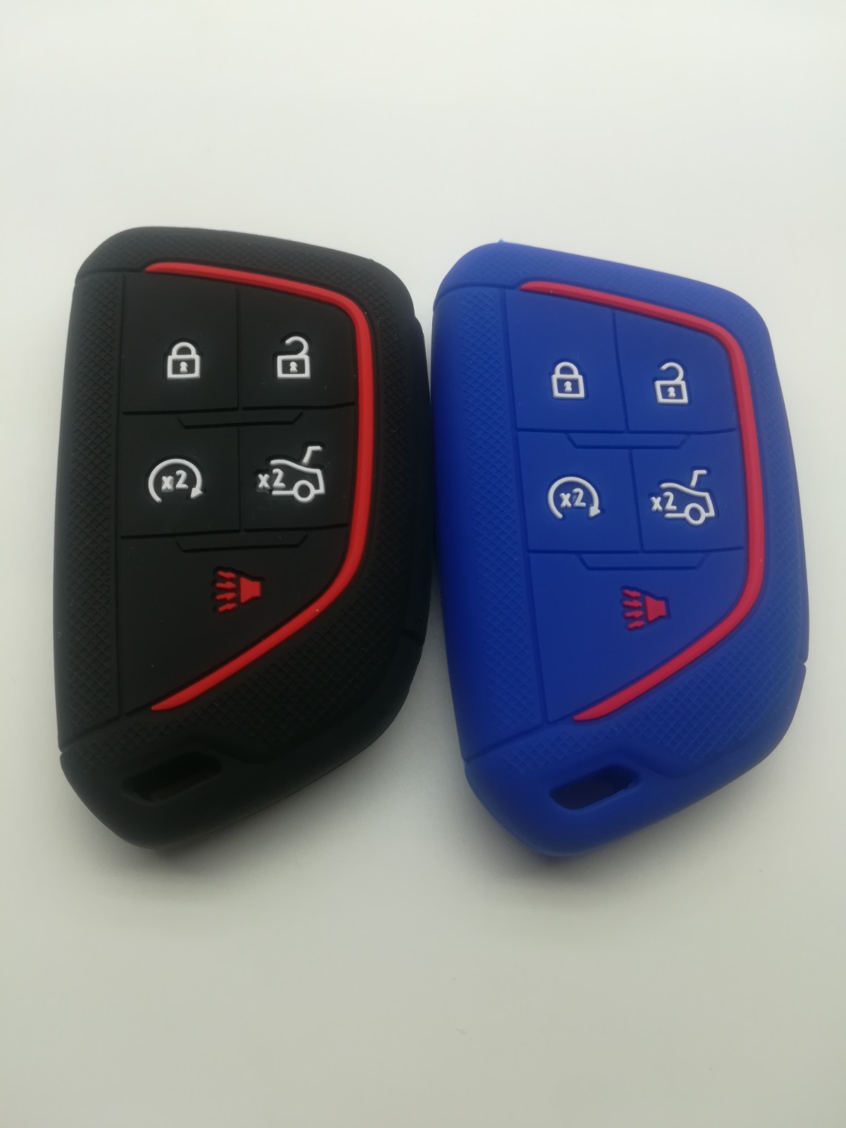 2*Silicone Key Cover for 2020 2021 2022 2023 2024 2025 Cadillac CT4 Cadillac CT5