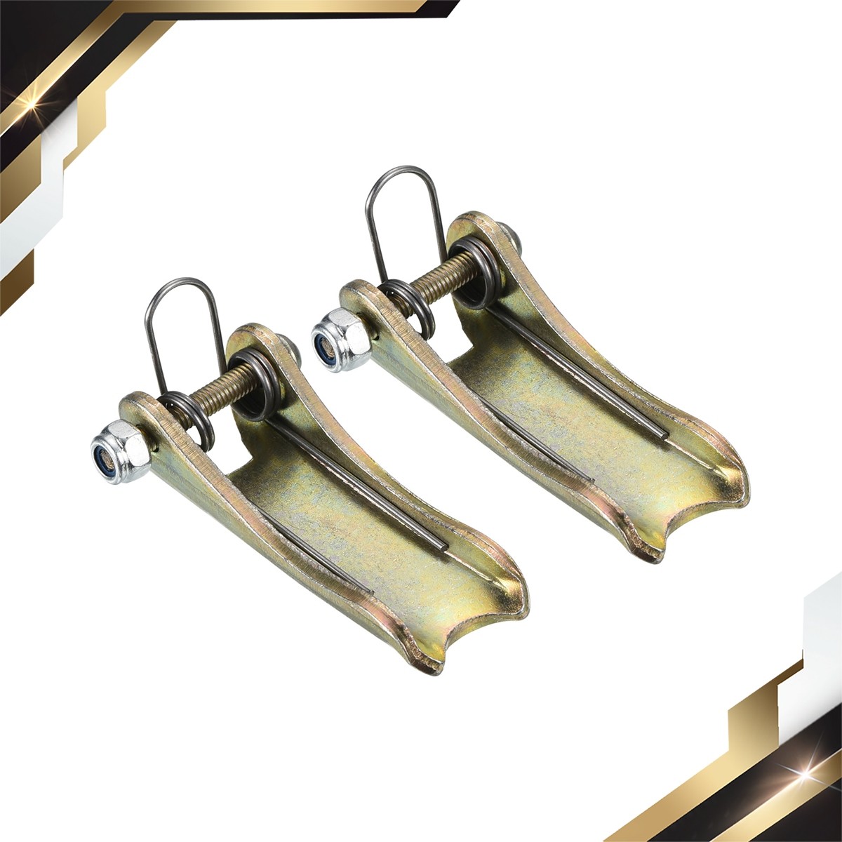 2 Pack 1.7 Inch Hook Safety Latch Kit Metal Towing Receiver Hitch Replacement