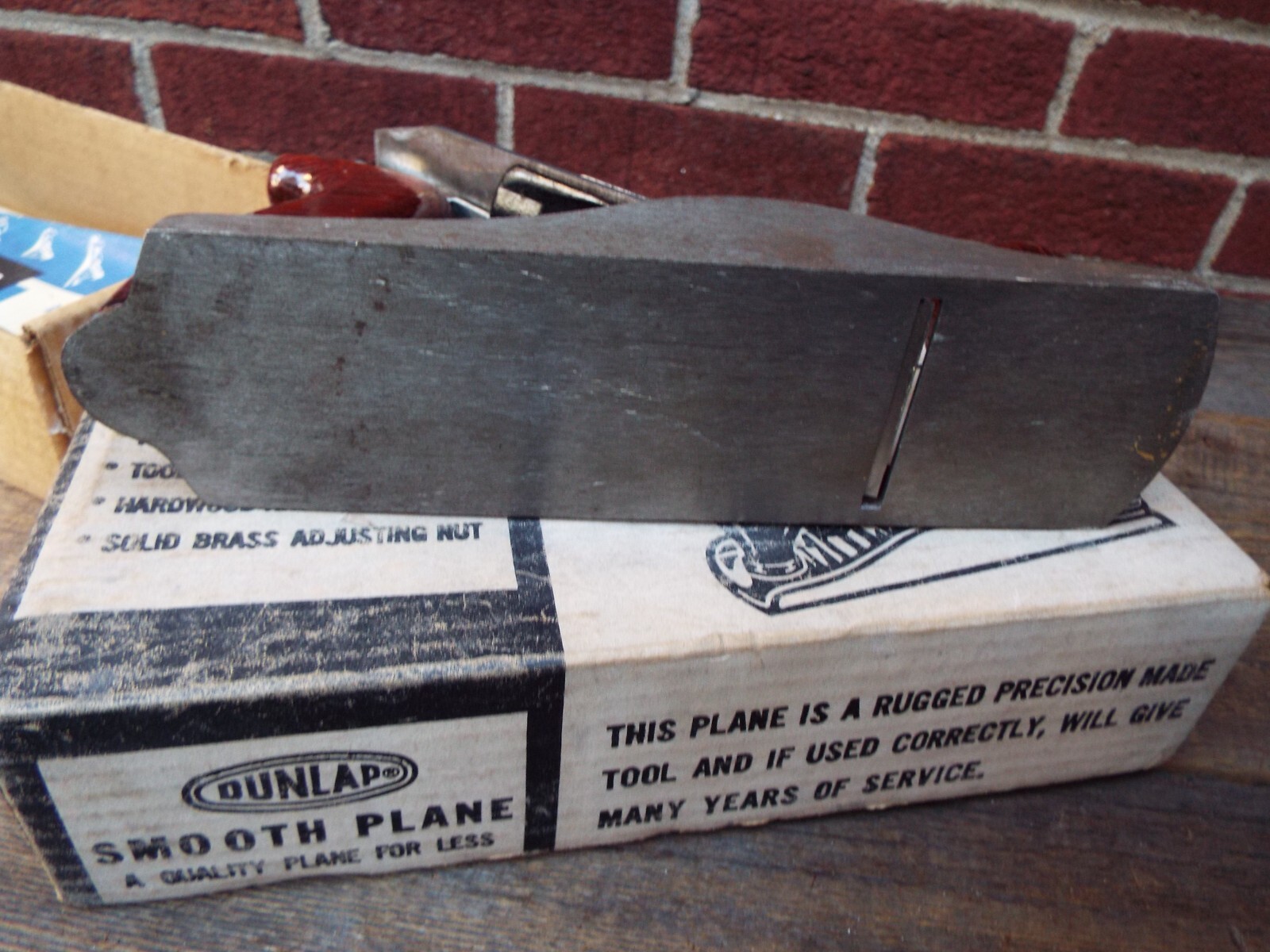 Sears Craftsman Dunlap No. 3738 Smooth Plane w/ Original Box & Paperwork