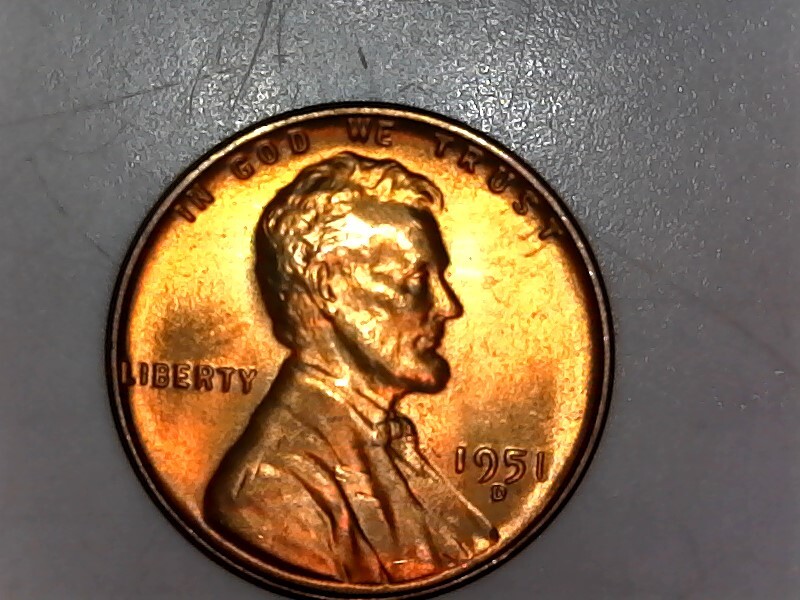 1951-D Lincoln Wheat Cent Uncirculated BU