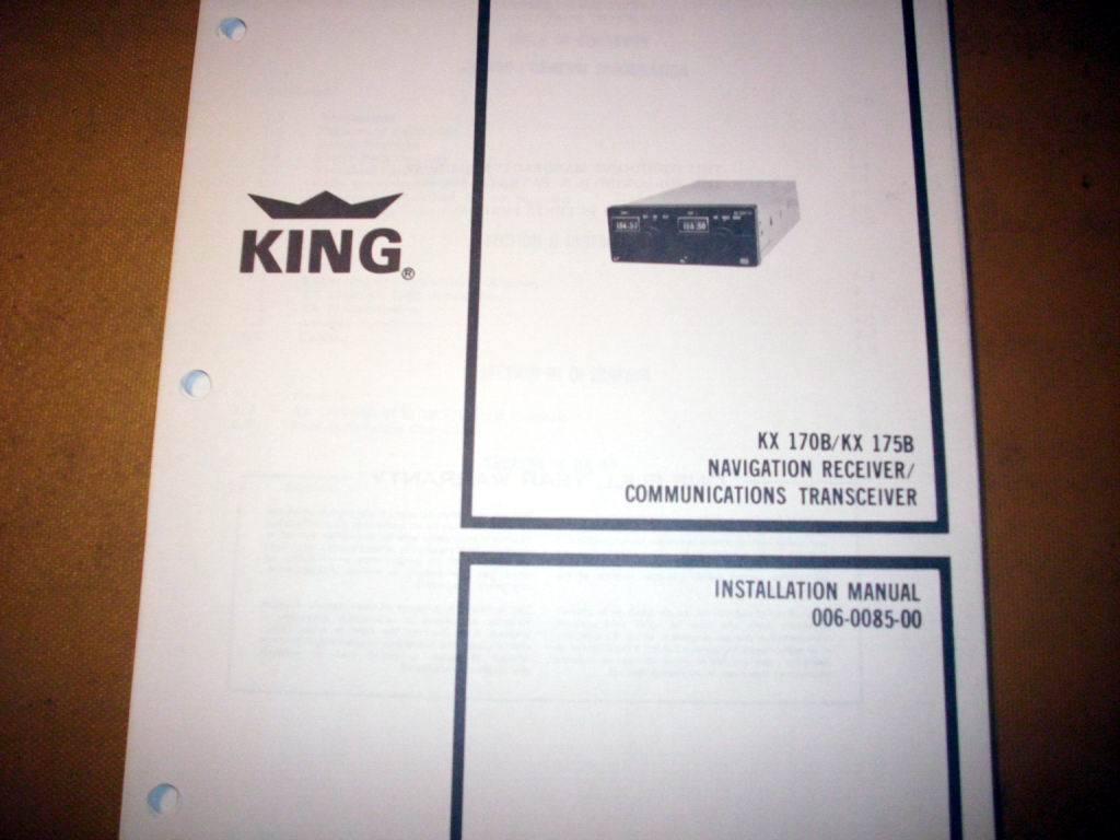 King KX-170B, KX-175B and KA-47 Install Manual