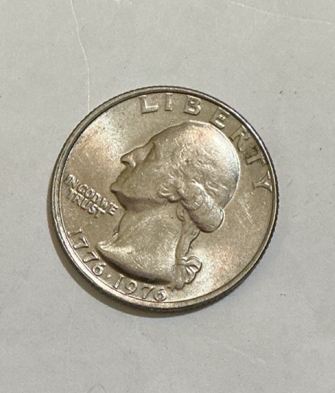 1976 Washington Quarter 25C Bicentennial Colonial Drummer Reverse