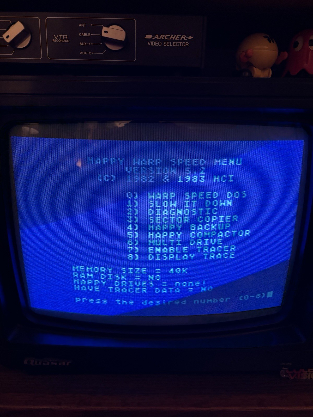 WARP SPEED SOFTWARE - Atari 400/800 Happy Computer Software 5.25" Disk - TESTED!