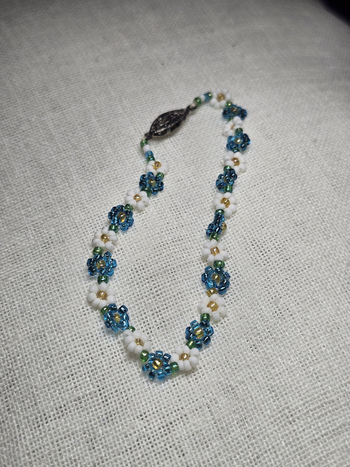 4 Vintage Artisan Made Fully Beaded Bracelets