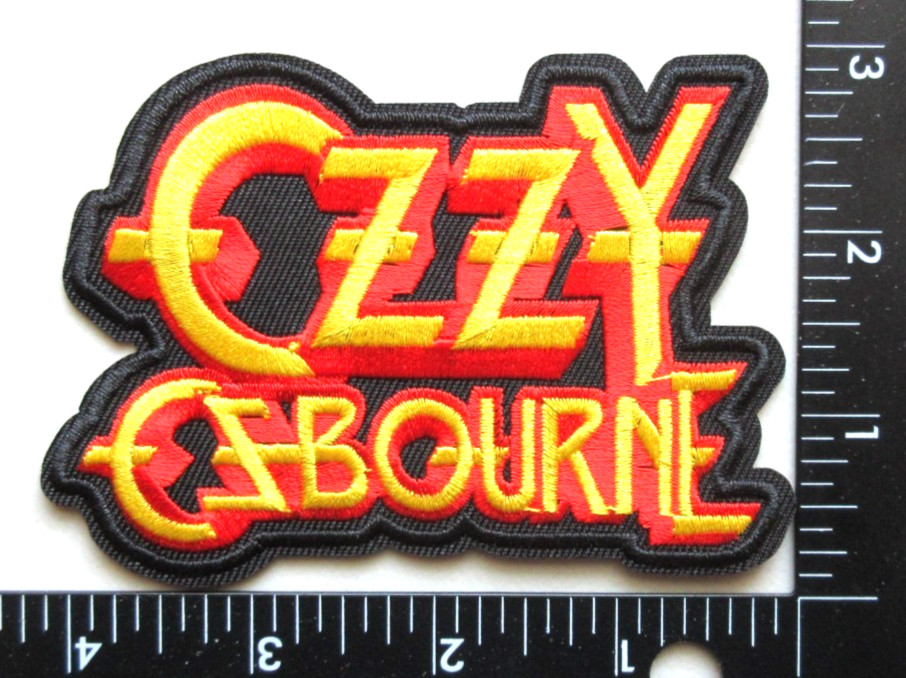 🔥OZZY OSBOURNE METAL BAND MUSIC BATTLE VEST JACKET EMBROIDERED IRON ON PATCH