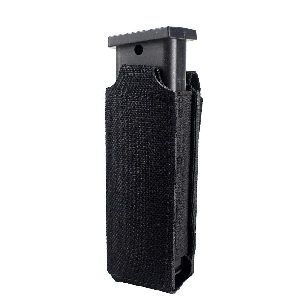 Molle Elastic Single Magazine Pouch Flashlight Holder Tools Waist Belt Mag Pouch