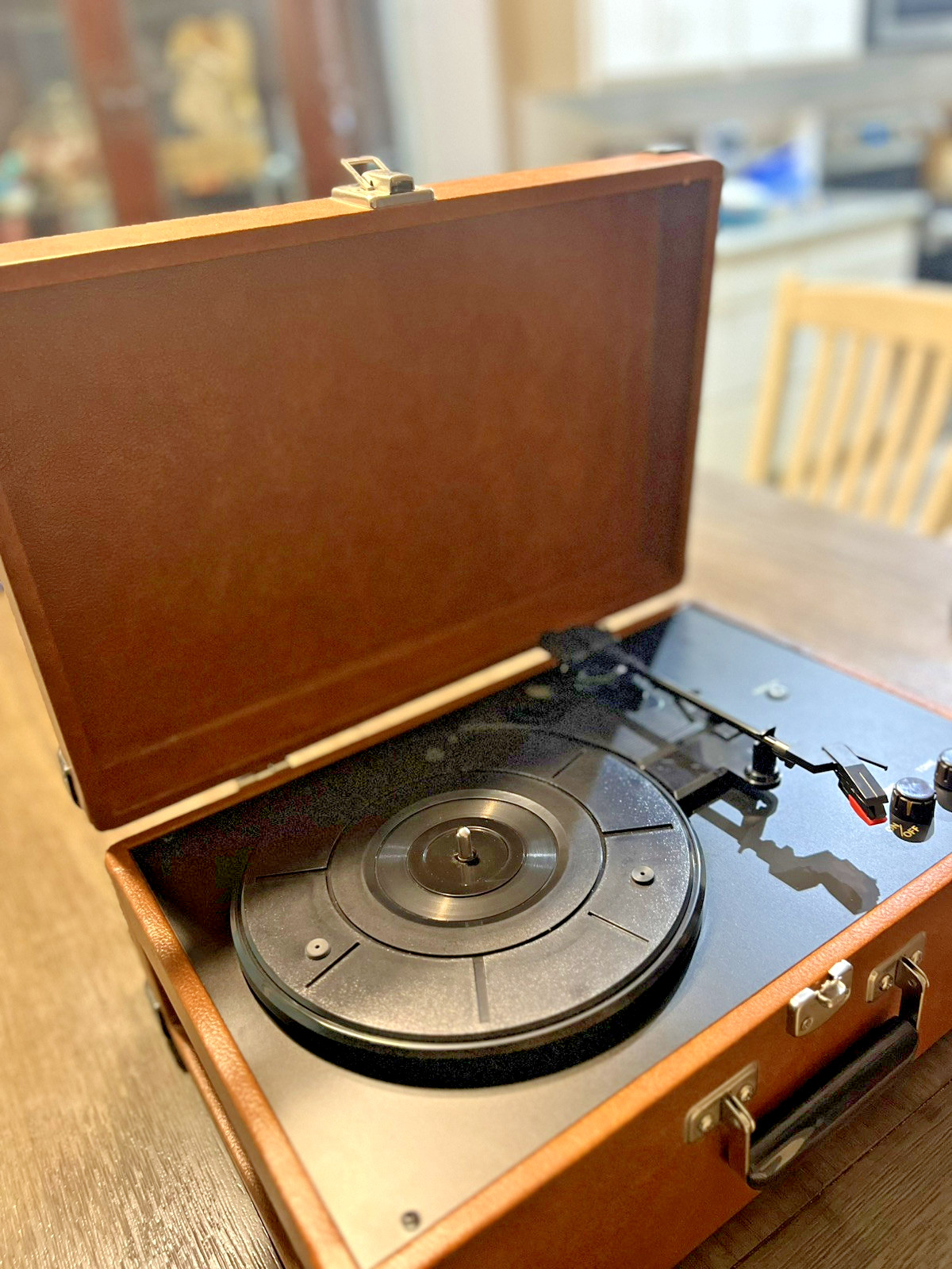 Crosley Model CR49-TA Portable Suitcase Turntable Record Player