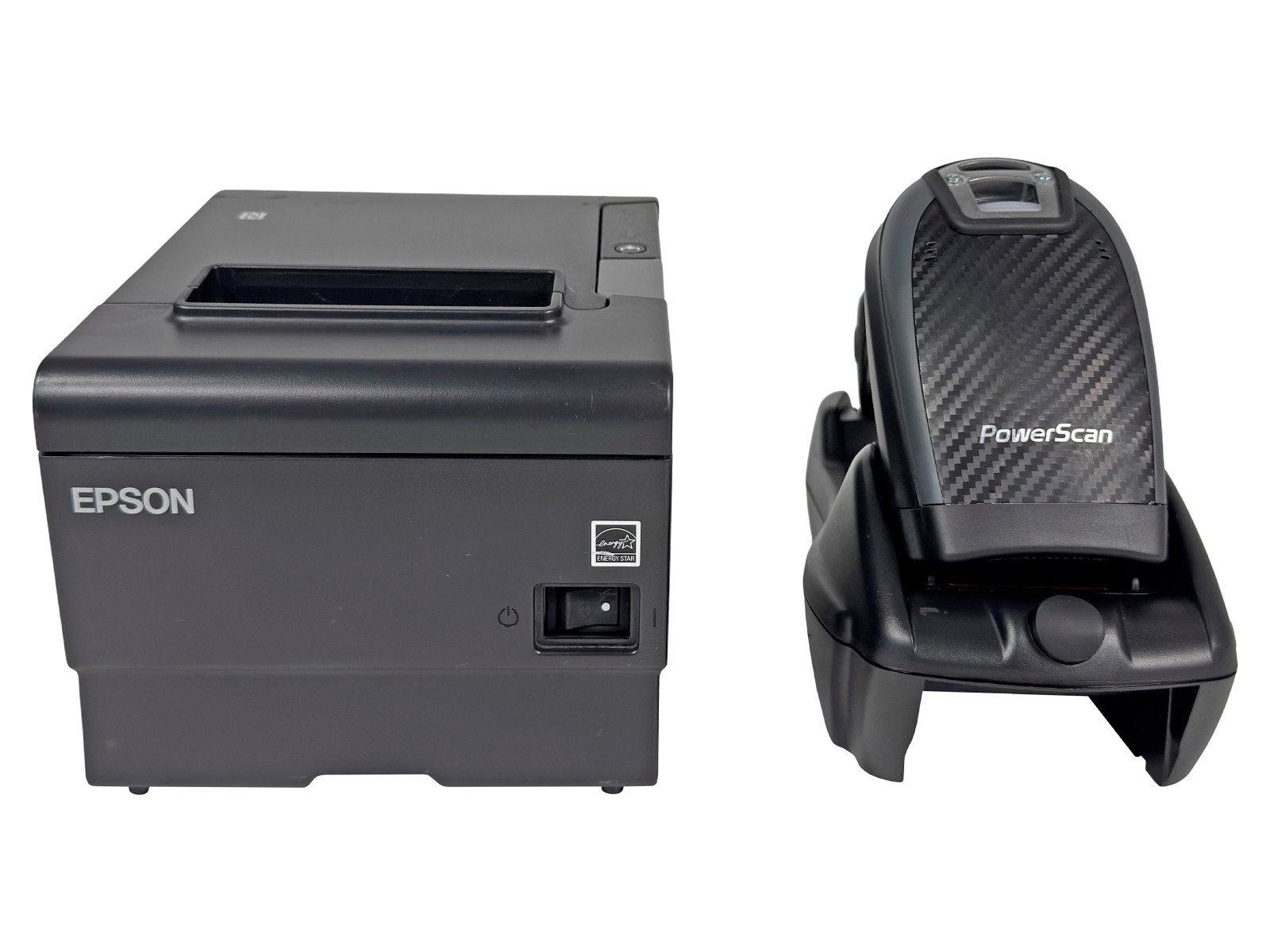 FOR SQUARE Printer + Barcode Scanner Epson TM-T88VI Datalogic Powerscan PM9501