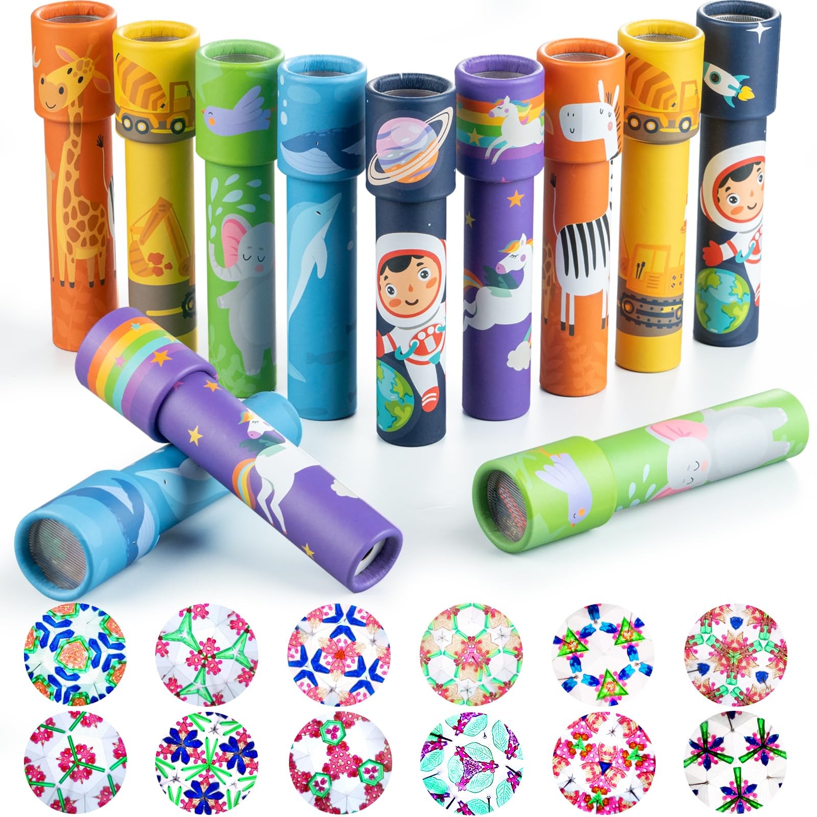 12PCS Classic Kaleidoscope - Return Gifts for Kids Birthday, Retro Educationa...