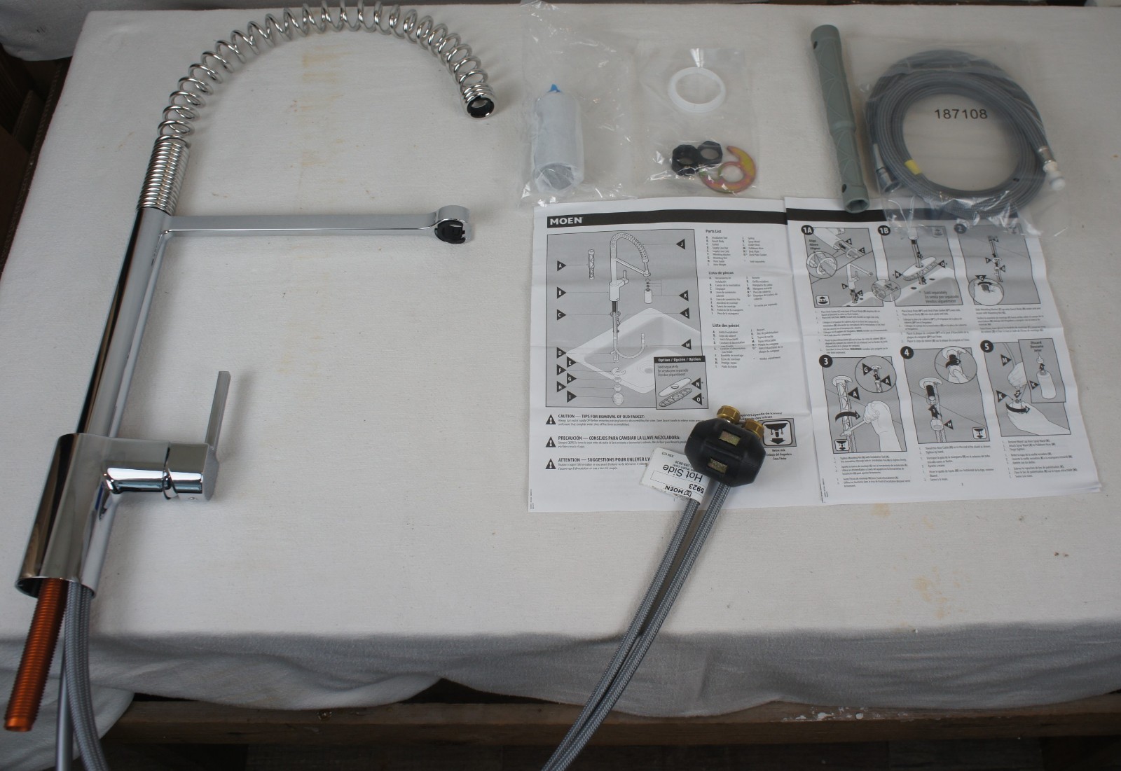 MOEN ALIGN 5923 CHROME ONE HANDLE PULLDOWN KITCHEN FAUCET IN ORIGINAL BOX