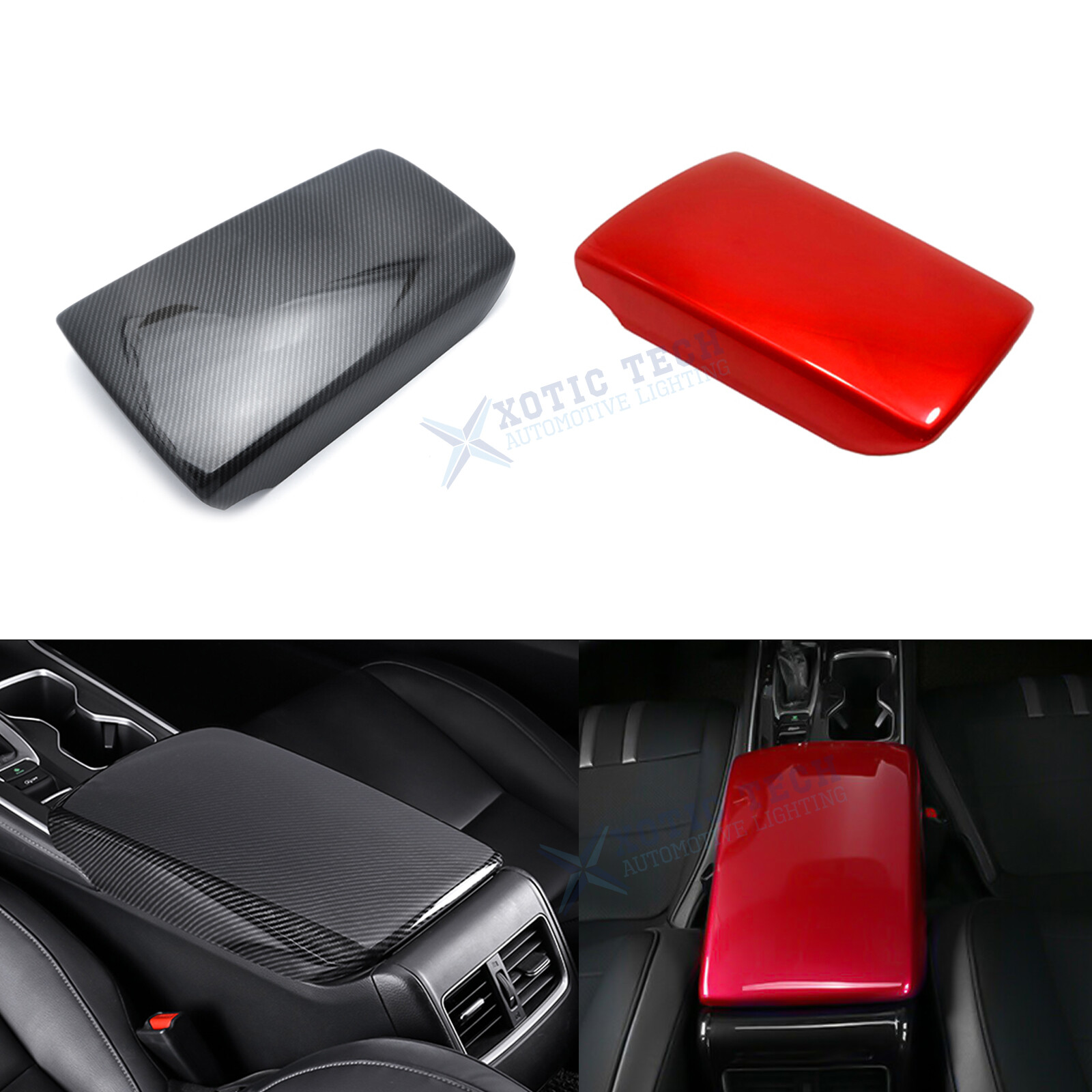 Console Armrest Box Decoration Cover Cap For Honda Accord 2018-22 Accessories