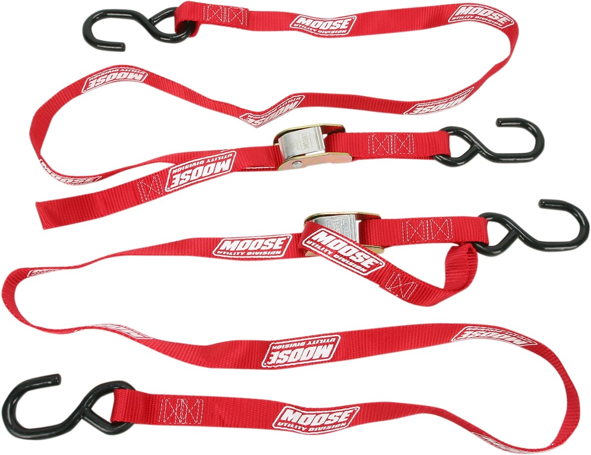 Moose Racing Heavy-Duty Tie-Downs 1in. - Red - 3920-0295