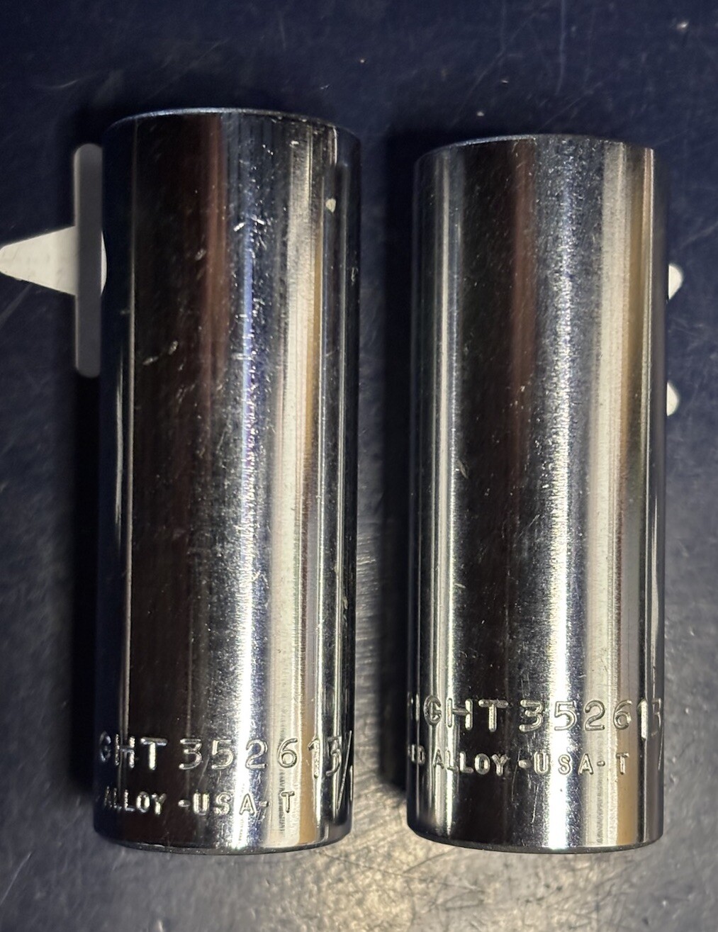 Wright Tool 13/16” 6PT Deep Hand Socket 3/8” Drive  3526  USA    TWO SOCKETS