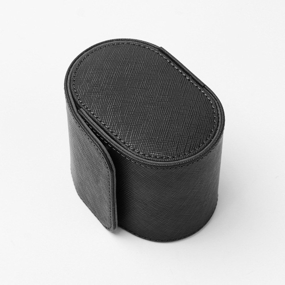 1x PU Leather Watch Storage Case Dustproof Protection Box Single Presentation