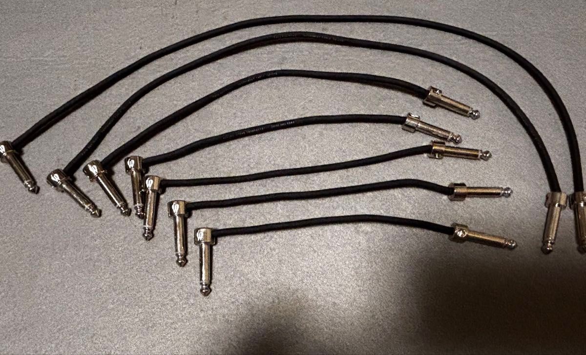Free The Tone CU-416 Solderless Guitar Patch Cables 7-Piece Set From Japan
