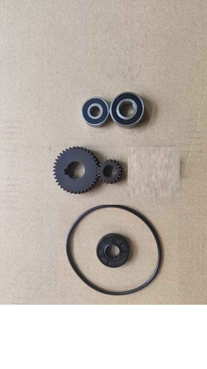 Firewood Wood Processor Drive gearbox inside kit 2 bearings 2 gears 2 seals