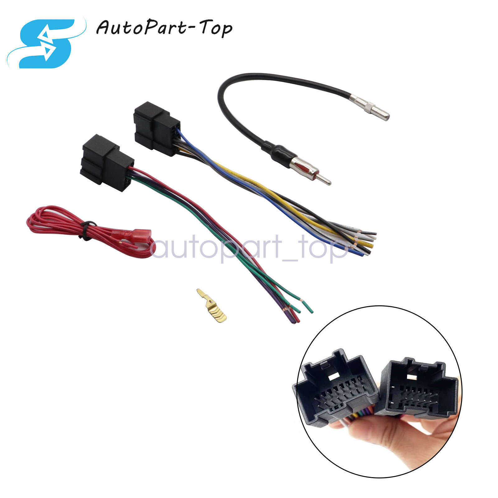 Radio Stereo Wiring Harness for 2007-2013 Chevy Silverado 1500 2500 3500 USA