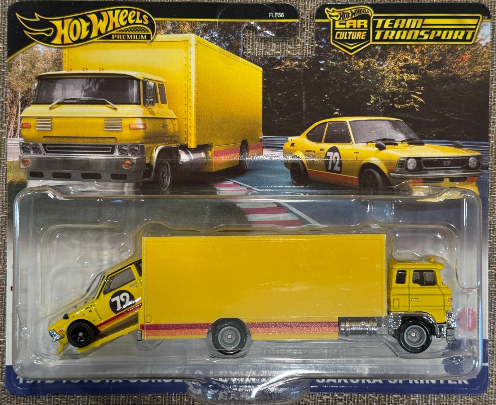 2025 Hot Wheels Team Transport #75 1972 Toyota Corolla Levin Sakura Sprinter