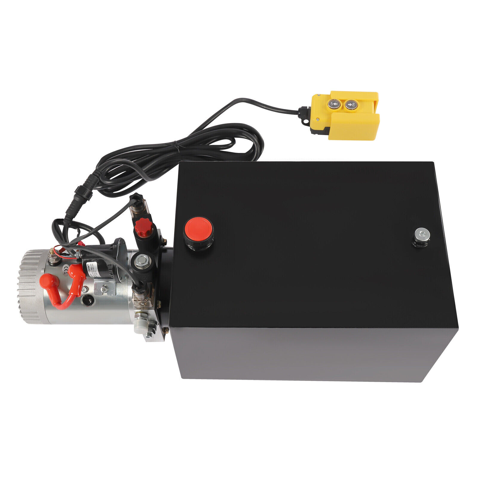 Hydraulic Pump 20 Quart Double Acting Dump Trailer Pump Power Unit DC 12V