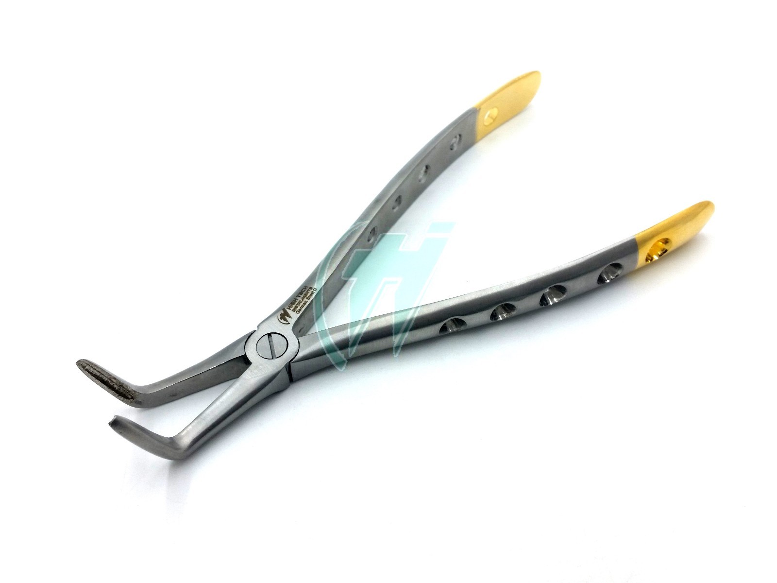 PACIFATED LOWER ROOT ATRAUMATIC DENTAL EXTRACTING FORCEPS #46XL DIAMOND DUSTED