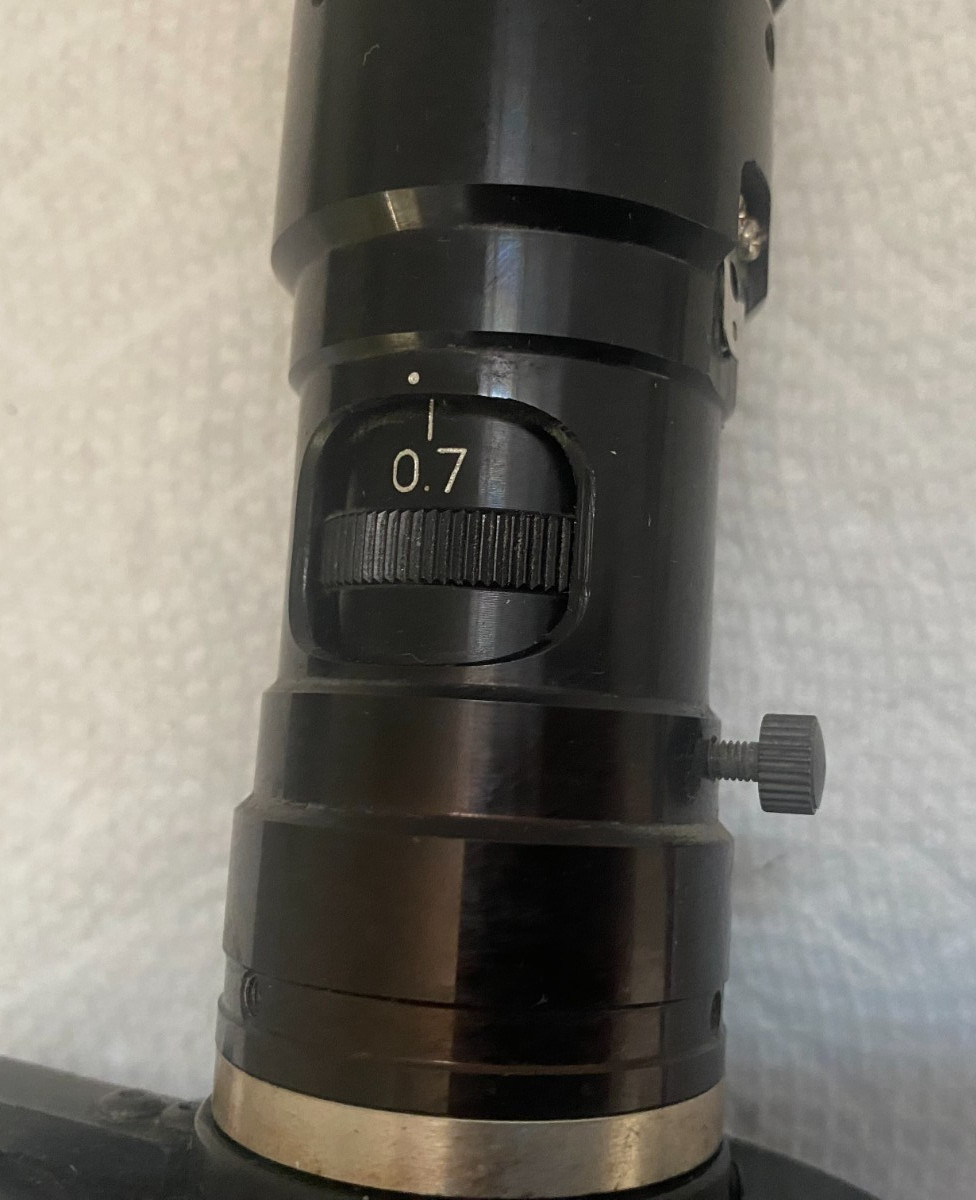 Microscope lens 0.7 - 4.5 with WD0038 light