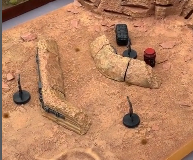 Trench Set for 28mm Legion Sci-fi Tabletop Terrain