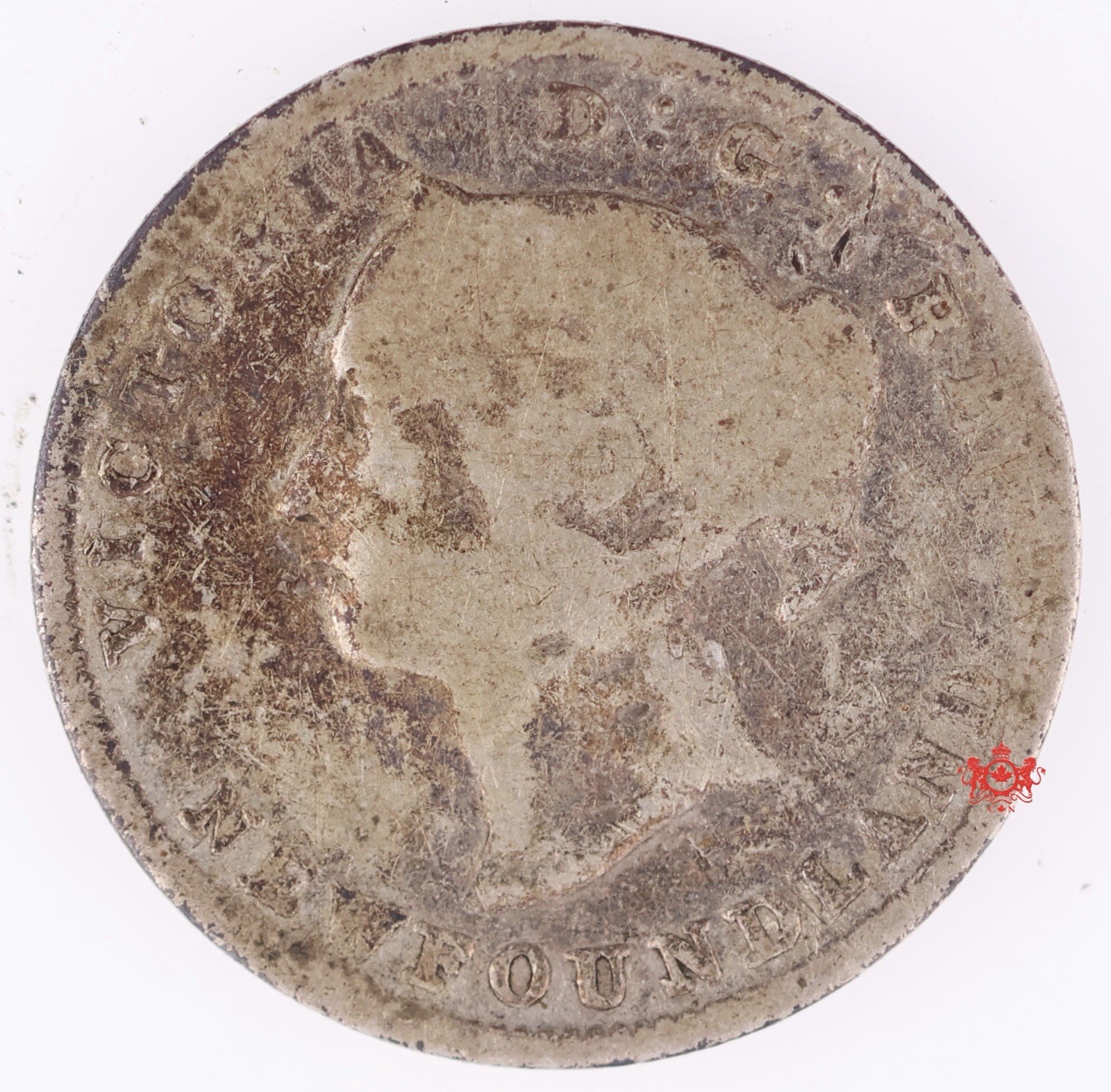 1896 Newfoundland 5 Cents - VG - Lot#17079