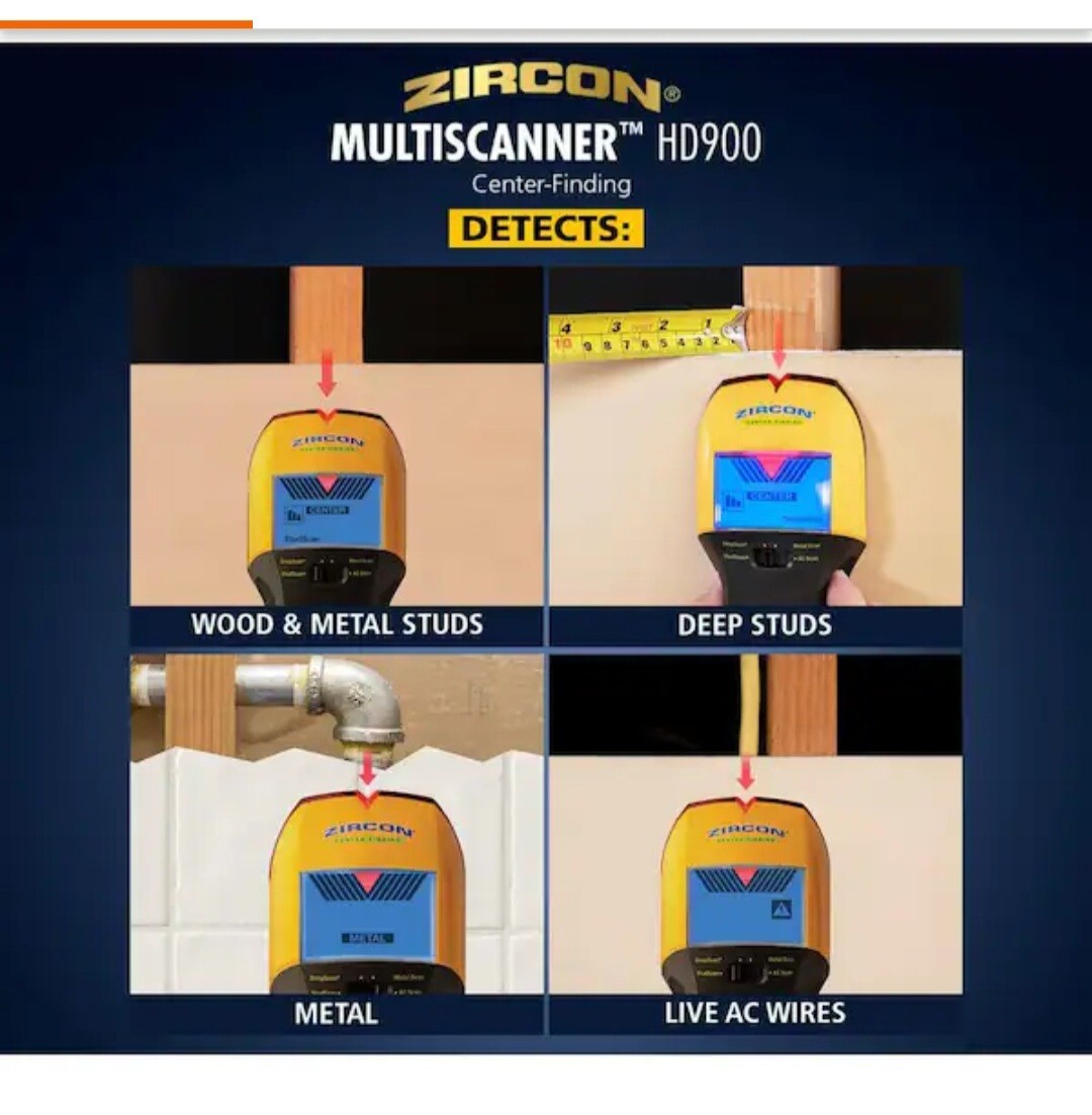 Zircon Multi-Function HD900 Wall MultiScanner
