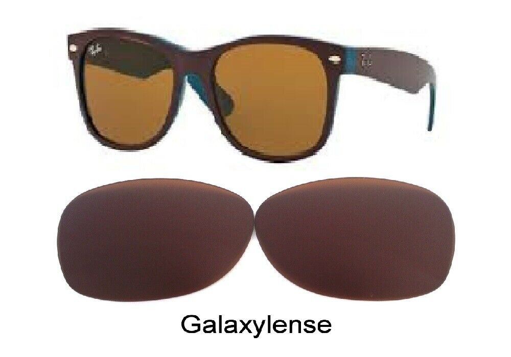 Galaxy Replacement Lenses For Ray Ban RB2132 New Wayfarer Brown 55mm Polarized