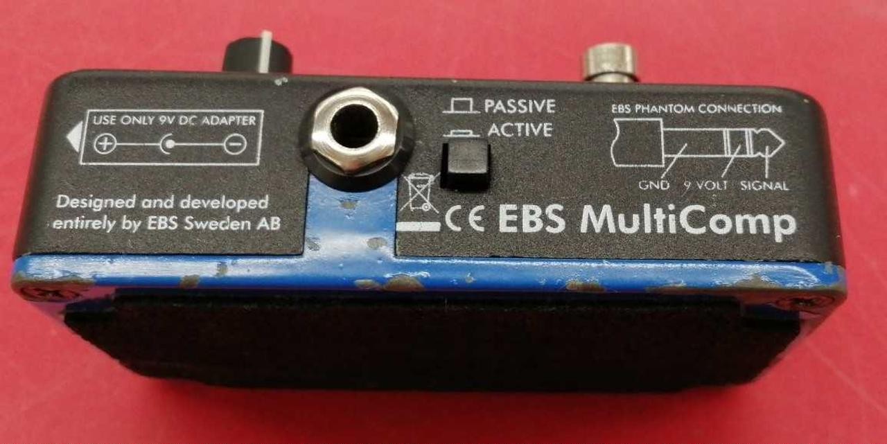 EBS MultiComp Compressor Pedal Effects Guitar Used