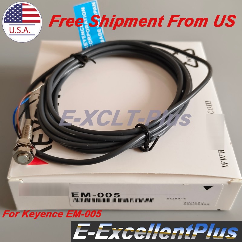 New For Keyence EM-005 Photoelectric Proximity Sensor Switch EM005 USA Shipping