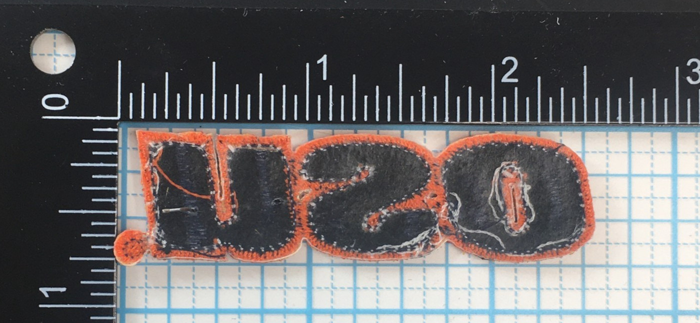 OREGON STATE BEAVERS NCAA COLLEGE VINTAGE 2.5" OSU LOWER CASE TEXT TEAM PATCH