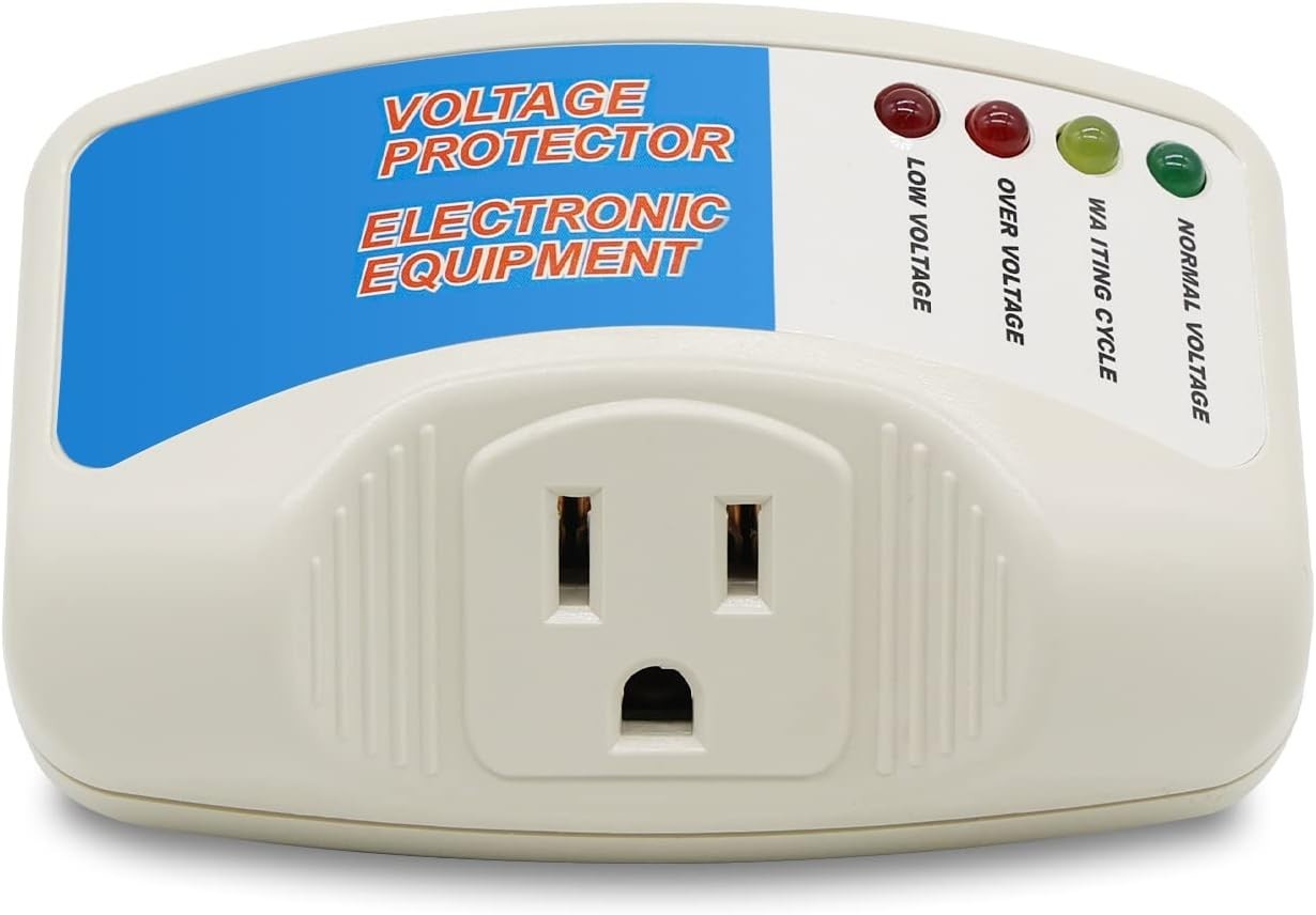 Surge Protector Home Appliance,Single Outlet Power Voltage Protector,Voltage ...