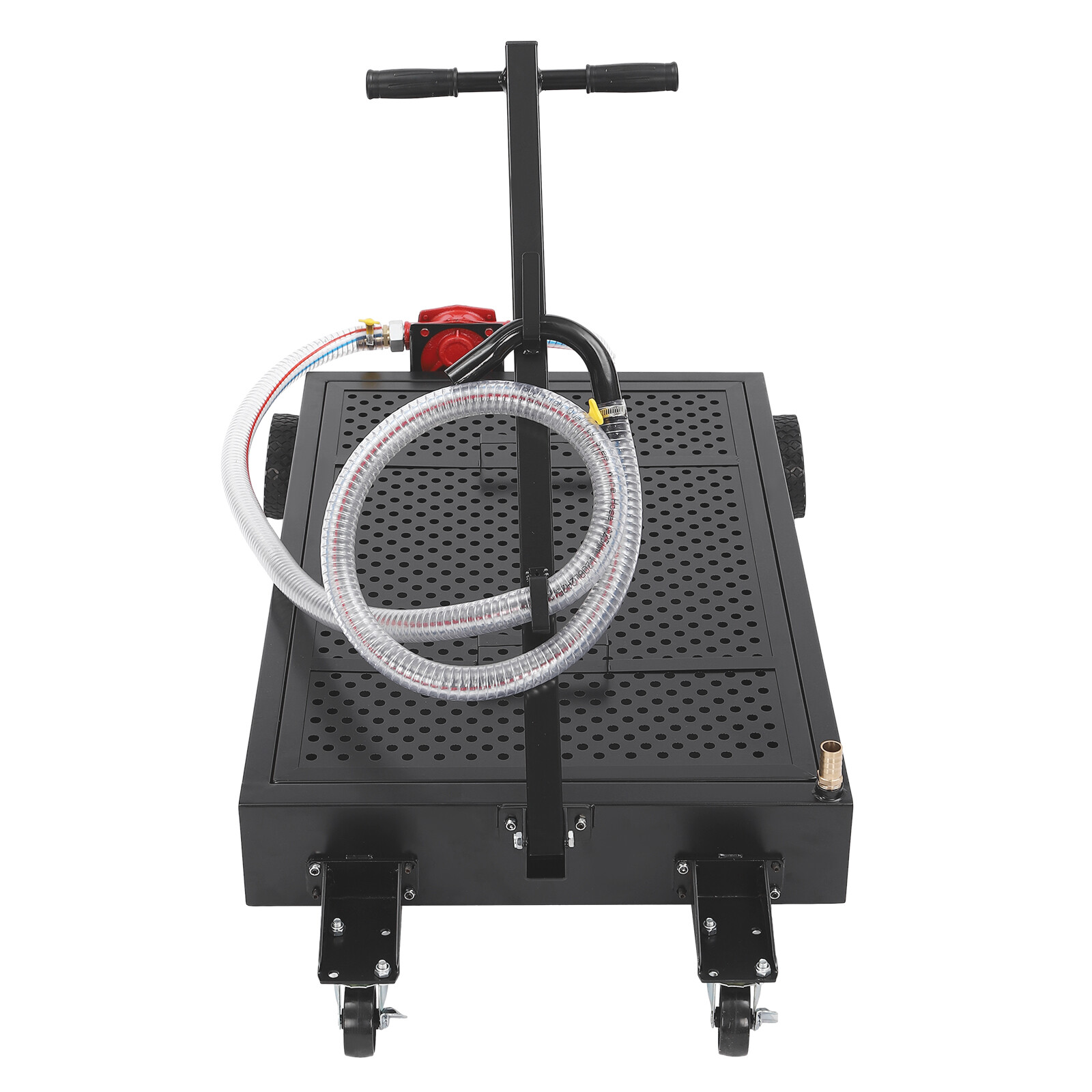 17 Gallon Oil Drain Pan Oil Drain Tank Rectangle Oil Change Pan Container 64L