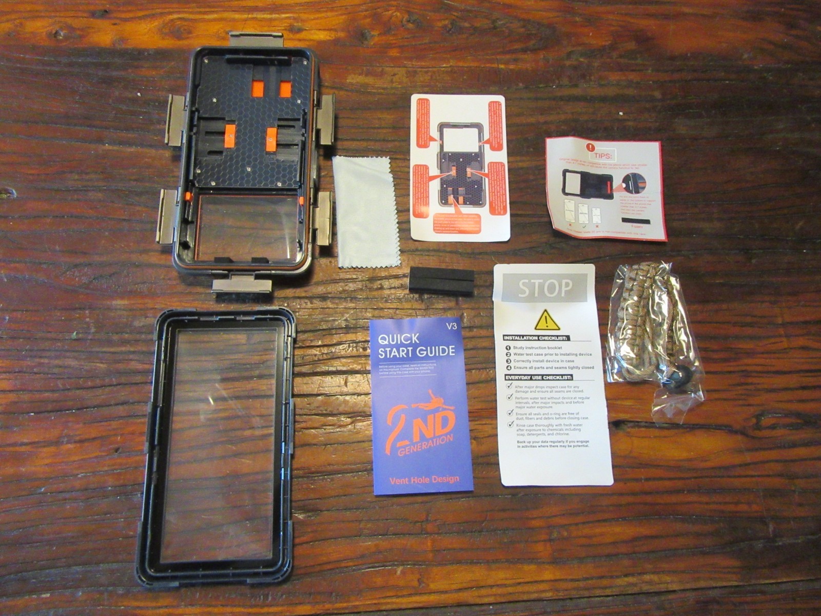 Shellbox Waterproof Diving Case, 2nd Generation 15M Waterproof iPhone/Samsung