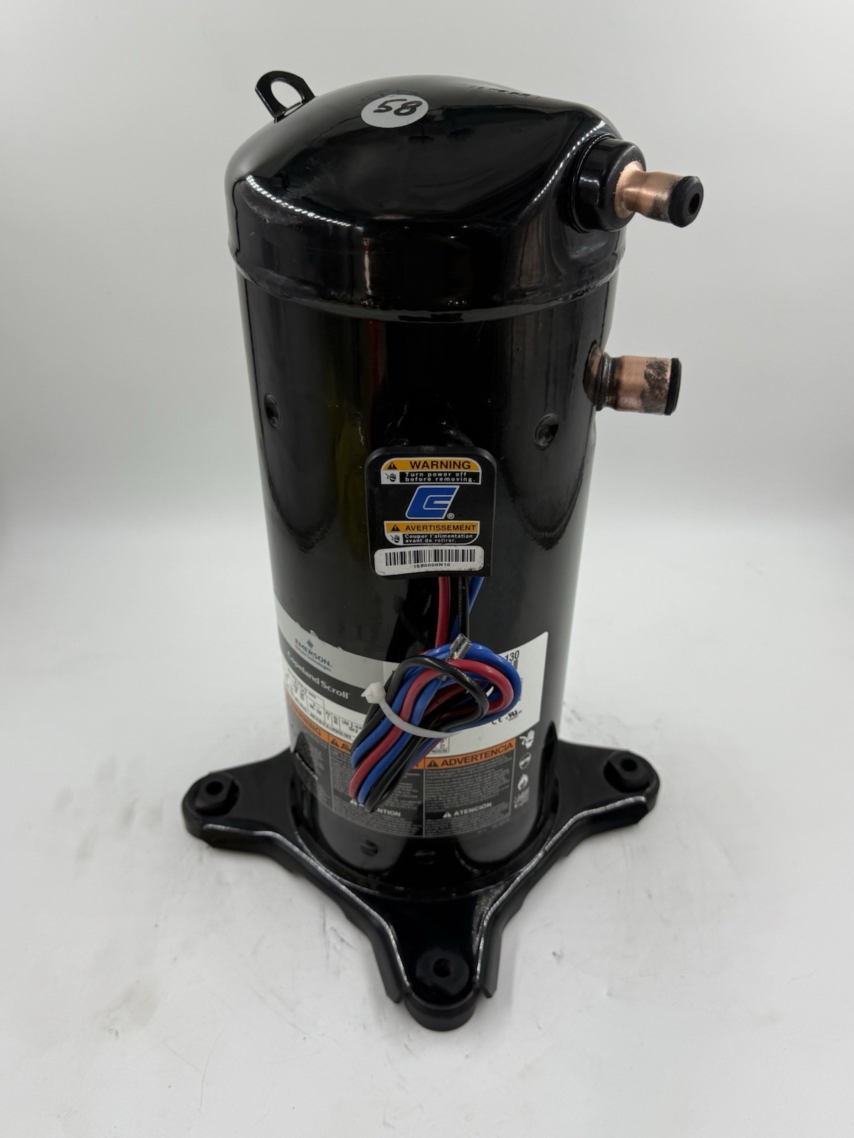 COPELAND SCROLL COMPRESSOR model  ZPS40K5E-PFV-130 220v single ph